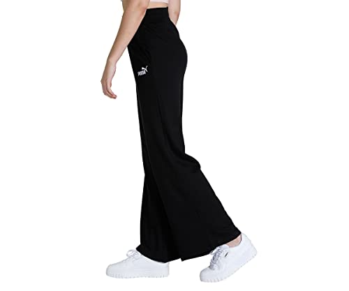 Image of Puma Printed Cotton Relaxed Fit Womens Track Pants