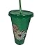 Starbucks Reusable Color Changing 5 Plastic Hot Cups - Limited Edition Holiday & Christmas Gift Hot Cups With Lids