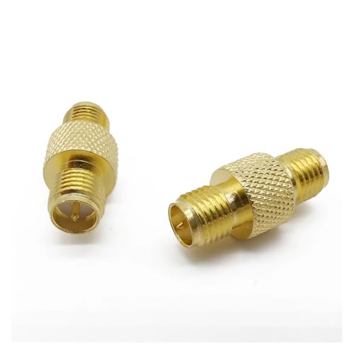 Conector recto hembra RP a hembra de 10 piezas para extensión de cable coaxial 7