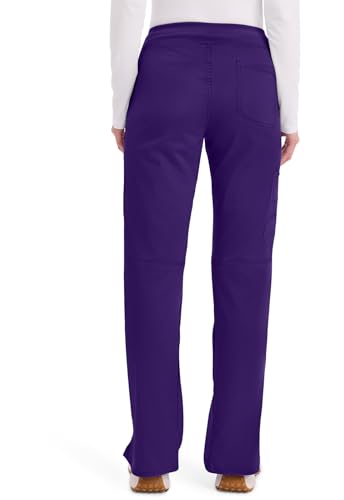 Image of Cherokee Women Scrub Pant with Straight Leg Pull-on Pant Medical Bottom with 4 Pocket & 2-Way Stretch Fabric - WW110