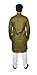 HOME ARCHIVE Men's Neck Embroidery Cotton Solid Indian Kurta Pajama Set Mandarin Collar Casual Fashion Gift for Men (US, Alpha, X-Large, Regular, Regular, Mehndi Green)