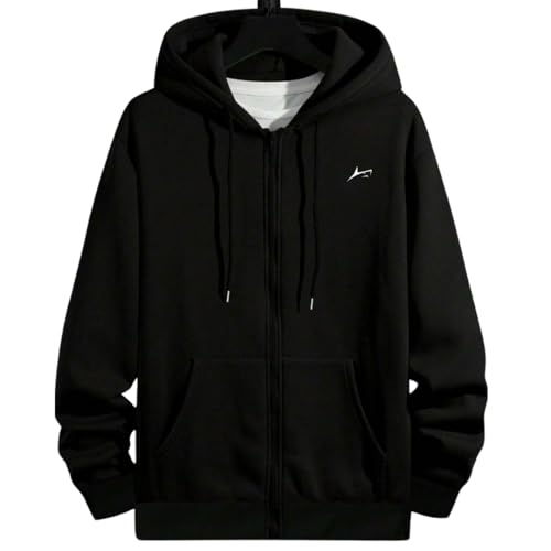 Image of PROSHARX Fleece Zip Up Hoodie for Men, Hooded Sweatshirt /jacket | Warm, Comfortable & Soft
