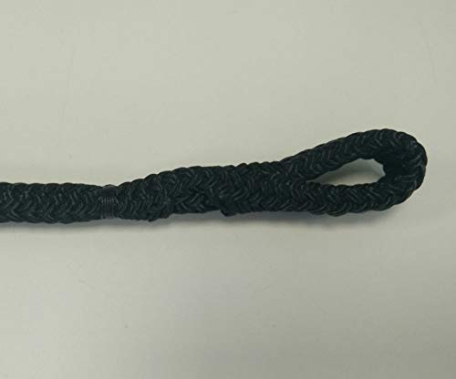 Set 3 Cime - Treccia Piatta per PARABORDI Elegante UTILE AGGANCIO E SGANCIO RAPIDO PIOMBATA E Ricamata A Mano - Nero