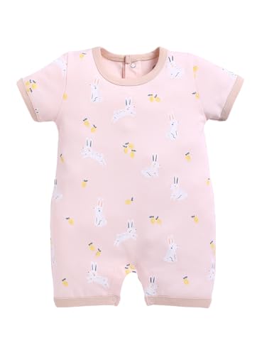 Image of BABYGO Baby Half Sleeve Rompers 100% Cotton for New Born Baby|Daily Suits for Baby Boys & Girls| 0-3M| 3-6M|6-9M|Onesies| Infant Clothes | Pack of 1