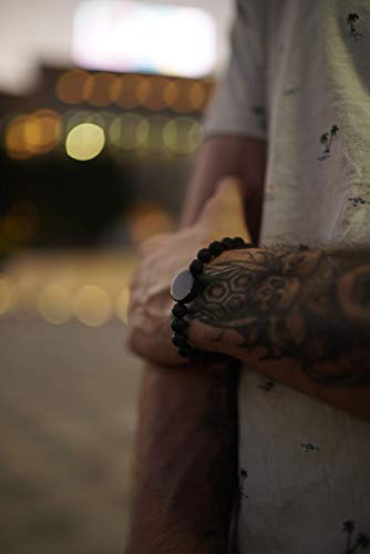 Image of CNICK Tesla Key Bracelet Accessories: Effortlessly Lock, Unlock, and Start Your Tesla Model 3 /Y /X /S with Style, The First Tesla Bracelet Accessory for Men and Women. (18cm /7.1 inch Lava)