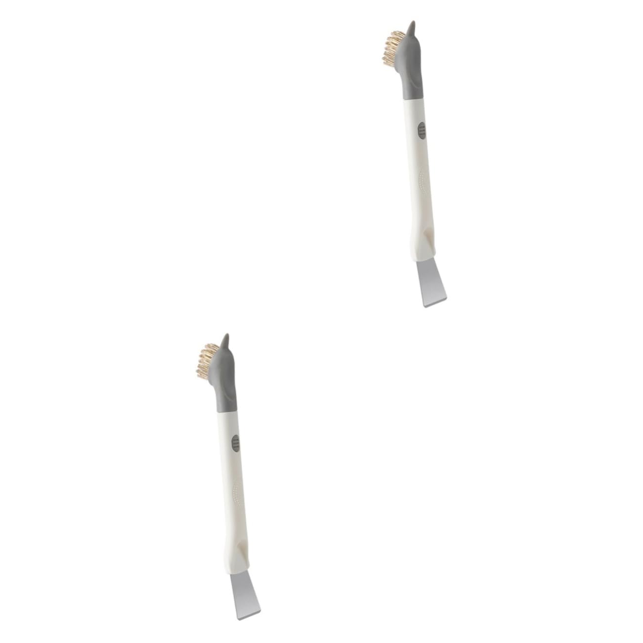 FRCOLOR 2pcs Cooktop Cleaning Brush Kitchen Tool for Detail Cleaning Non-Scratch Design for Stovetops Range Hoods and Countertops Convenient