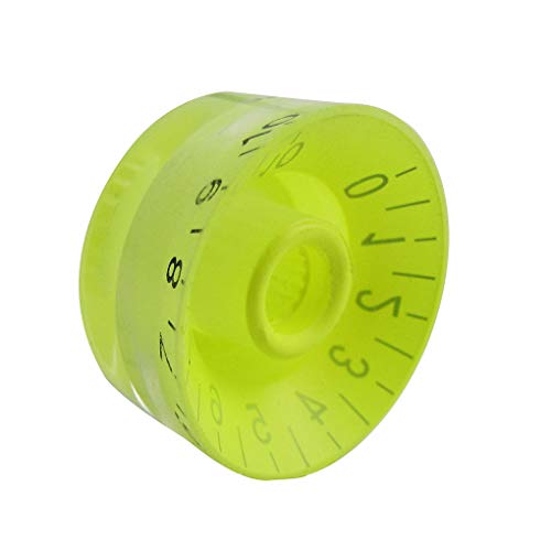 FLEOR 4pcs Light Green Guitar Knobs Top Hat Volume Tone Speed Control Knob for Electric Guitar Parts - Thumbnail 2