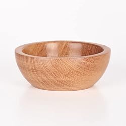 Cazuelas Decoradas Genérico Bol de madera para servir Frutero decorativo Ensaladera Bowl Cazuela Fuente Diferentes Tamaños (cazuela 10)