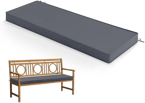Summsun Outdoor Bench Cushion: Waterproof and Fade Resistant Pati...