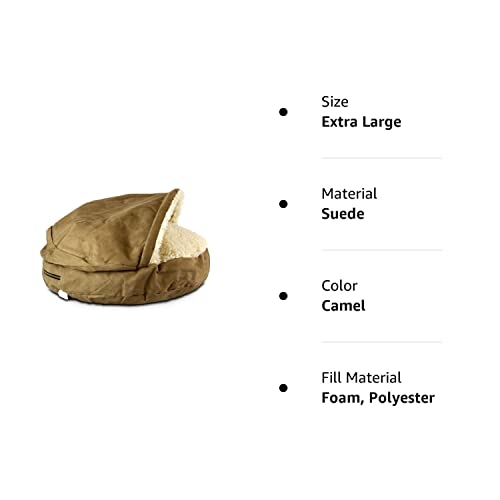 Snoozer Luxury Orthopedic Cozy Cave Pet Bed, X-Large, Camel #TOP1