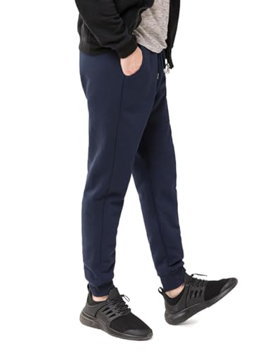 Flygo Men's Fleece Lined Sherpa Sweatpants Winter Warm Pants Jogger Lounge Athletic Pant with Pockets