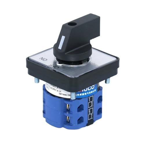 Interrupteur rotatif à came pour commande de moteur électrique 20A 2 positions
