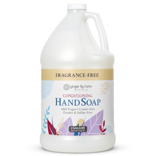 Ginger Lily Farms Botanicals Hand Soap, 128oz, Fragrance Free