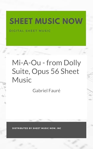 Mi-A-Ou - from Dolly Suite, Opus 56 Sheet Music