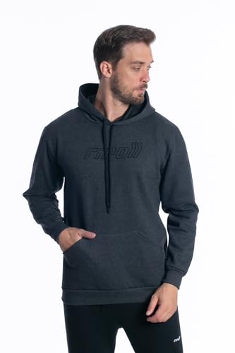 Casaco Moletom Grosso Masculino Flanelado Inverno Premium (BR, Alfa, G, Regular, Regular, Chumbo)