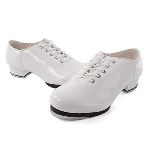 HROYL Women & Men Tap Shoes Unisex Tap Dance Shoes Women Girls Tap Shoes for Jazz Tap Shoes,CLdance54