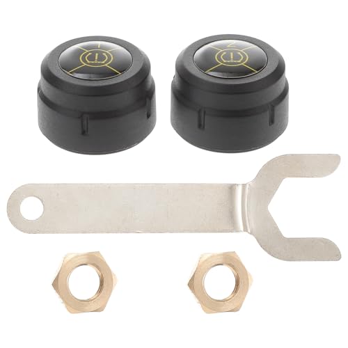 ULTECHNOVO Moniteur de Pression des Pneus de Moto sans Fil Capteur Haute Précision, Surveillance Température, Matériau Abs et Pc, Système Anti-interférence pour Sécurité Optimale