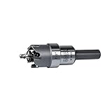 Klein Tools 31852 Heavy Duty Hole Cutter, 7/8-Inch Carbide Hole Cutter Cuts Stainless Steel, Mild...