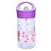 Wildkin 16oz Water Bottle, BPA-Free, Features Flip-Top Straw and Top Carrying Handle, Perfect for Promoting Hydration On-the-Go, Olive Kids Design – Butterfly Garden