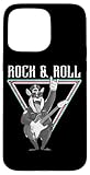 Rock & Roll Hand Sign Music Guitar Retro Style