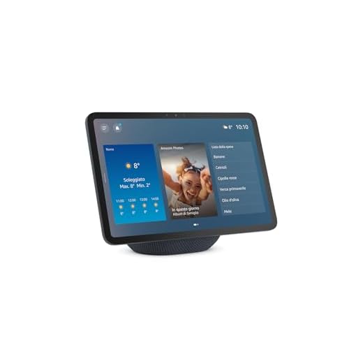 Amazon Echo Show 11 - Schermo Full HD da 11" con colori vibranti, area di visione più ampia, audio spaziale e Alexa, Grafite