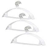 Cozyone ハンガー すべらない かたくずれ防止 30本組 洗濯物干し スリム ジャケット 収納 頑丈 衣類が滑り落ちない 型崩れ防止 乾湿両用（ホワイト 30本組）