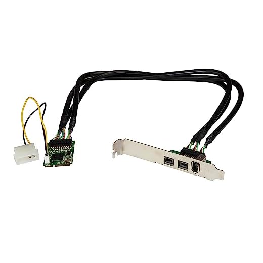 StarTech.com 3 Port 2b 1a 1394 Mini PCI Express FireWire-Kartenadapter