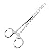 AAProTools Micro Mosquito Hemostat Surgical Forceps Straight 12.5 cm Long Stainless Steel