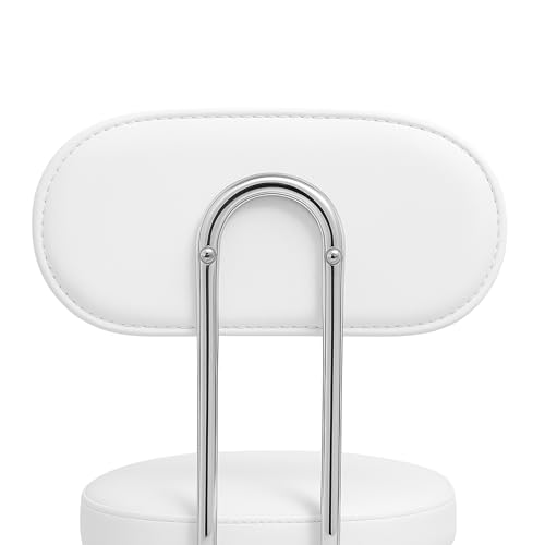 Cadeira POP Mocho com Encosto na cor Branca, para Profissionais de Estética, Manicure, Tatuadores e dentistas. Cadeira POP Mocho com Encosto na cor Branca, para Profissionais de Estética, Manicure, Tatuadores e dentistas. - Imagem 5