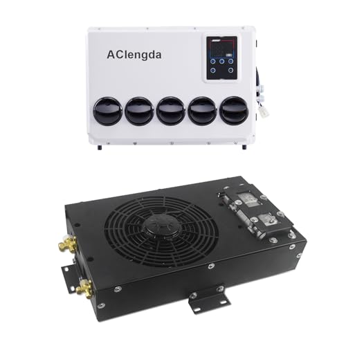 AClengda 12V DC RV Hidden Air Conditioner 9500BTU