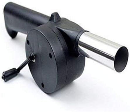 Swadhin Utility Portable Outdoor BBQ Hand Crank Air Blower Fan for Charcoal Grill BBQ Campfire Fireplace for BBQ Picnic Outdoor Camping Charcoal Barbecue Cooking Grill Tool