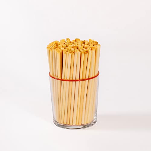 SustainaBuddies Eco-Friendly Biodegradable Wheat Cocktail Straws, Tasteless & Organic Drinking Straws Made from Gluten-Free Material - Better Than Plastic Straws - 2400 x 13cm SustainaBuddies Eco-Friendly Biodegradable Wheat Cocktail Straws, Tasteless & Organic Drinking Straws Made from Gluten-Free Material - Better Than Plastic Straws - 2400 x 13cm