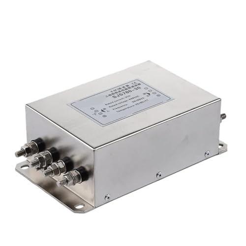 Filtro EMI trifásico AC 380V de cuatro cables y tres etapas contra interferencias de red
