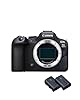 Canon EOS R6 Mark II| Fotocamera Mirrorless Full Frame Solo Corpo Nero + 2 Batterie (Kit Batteria Aggiuntiva) | 24.2MP, 4K, Dual Pixel AF II, Wi-Fi & Bluetooth | Fotocamera Canon per Bassa Luminosità
