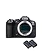 Canon EOS R6 Mark II Systemkamera - Spiegellose Vollformat Kamera + 2x Batterien (Zusätzliches Akku-Kit)- Hybridkamera mit intelligentem Autofokus und Motiverkennung, 4k, WIFI, Bluetooth, KI-Steuerung