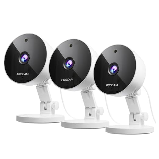 FOSCAM 3K 5MP Security Camera Indoor, 2.4g & 5g WiFi Magnetic Mini Dog/Cat/Pet/Baby Camera, Smart Motion Detection, 20X Zoom, 2-Way Audio, Night Vision, Home Monitor Compatible with Alexa & Google