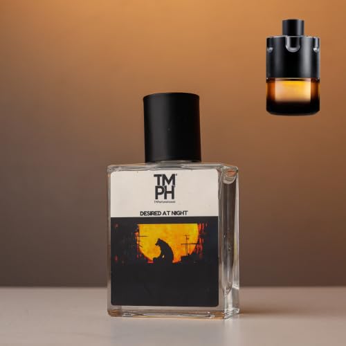 Image of TMPerfumehouse Desired at night EDP for Men | Spicy, Sweet & Long Lasting Perfume Spray | Warmspicy, Cinnamon & Fruity Fragrance | Luxury Gift for Him | TMPH | 50ml