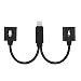 iPhone 7 Adapter & Splitter, Dual Lightning Headphone Audio & Charge Adapter by RayCue, Lightning Adapter Headphone Jack Audio & Charge Cable for Chagring & Listening ( Support iOS 10.3 and later)