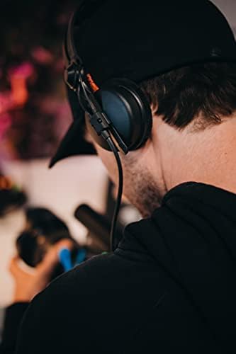 Sennheiser HD 25 Special Edition Closed-Back On-Ear Headphones, for DJ & Monitoring, with Rotable Capsule for Single-Ear Listening, Includes Exclusive Carry Case and Velour Ear Pads