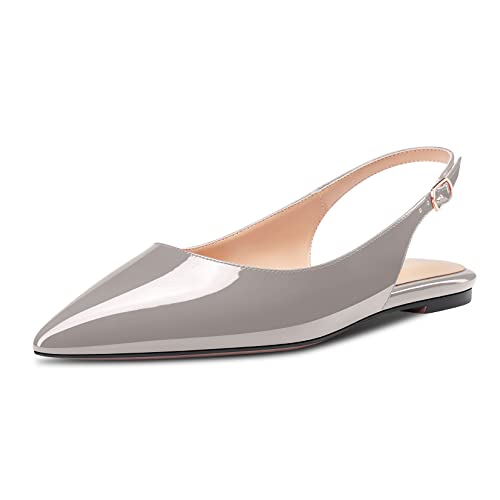 Slingback bout pointu avec kitten heel : chaussure stable et chic pour tenue habillée