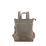 MODELISA - Bolso Mochila De Hombro Casual Cierre Con Cremallera Para Mujer (Taupe)