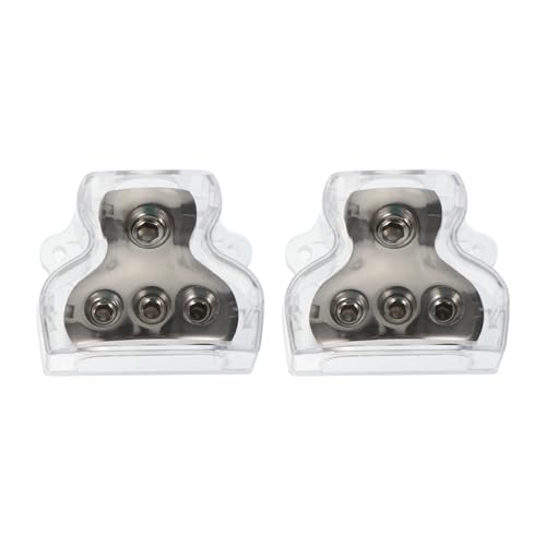 Distributeur audio automobile 3 voies noir en alliage de zinc pour ampli de voiture