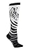 Sock It To Me Zebra Women's Knee High Socks,size 5-10