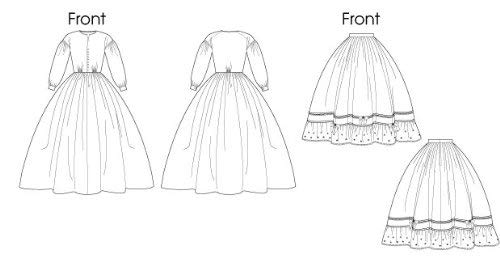 Image secondaire de Butterick Patterns B5831 Patrons de Robes pour Femme Blanc Tailles 36 à 44