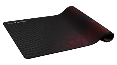 ROG Scabbard II - Tappetino per mouse da gioco esteso | Nano Technology Smooth Glide Tracking | Rivestimento protettivo per acqua, olio, superficie antipolvere | bordi piatti con cuciture piatte - Mouse gaming - Immagine 1