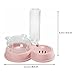 POPETPOP Automatic Pet Water and Food Dispenser Bowl Capacity Dual Compartment Design for Cats and Dogs Easy to Safe Feeding for Pets