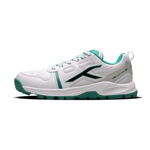 Image of Hundred HyperTurf Cricket Shoes | TerraSpike Rubber Studs Men | Embedded Support Plate for Stability | Lightweight & Durable | Ideal for Turf, Ground & Hard Surfaces
