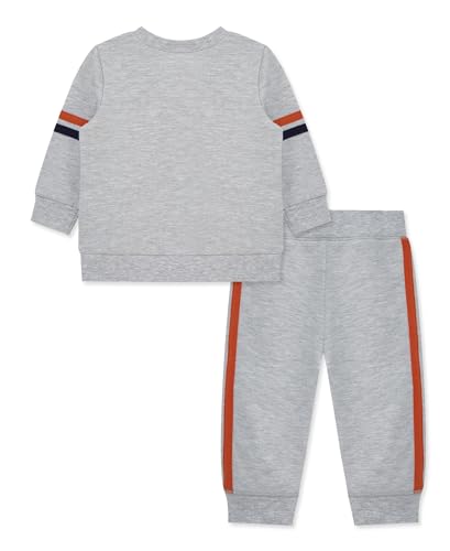 Little Me Clothes for Baby Girl's and Boy's 2Pc Tracksuit Set, Sweatshirt and Coordinating Legging, 12 Months - 4 Toddler2