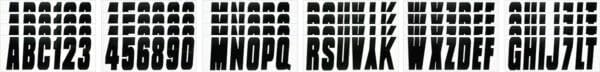 Image of Hardline Products USA Series 350 Factory Matched 3-Inch Boat Registration Kit - Solid Black- Complete 4-in-1 Marine Decal Set with Adhesive Remover & Application Fluid for Boats & PWCs