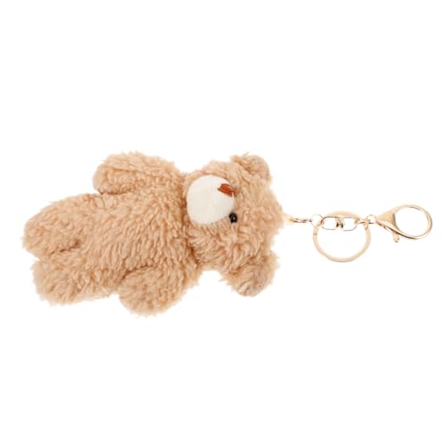 OATIPHO Colgante osito de peluche llavero de peluche llaveros mini juguetes de peluche juguete para mascotas llavero con osito de peluche llavero de oso de peluche Aleación de zinc